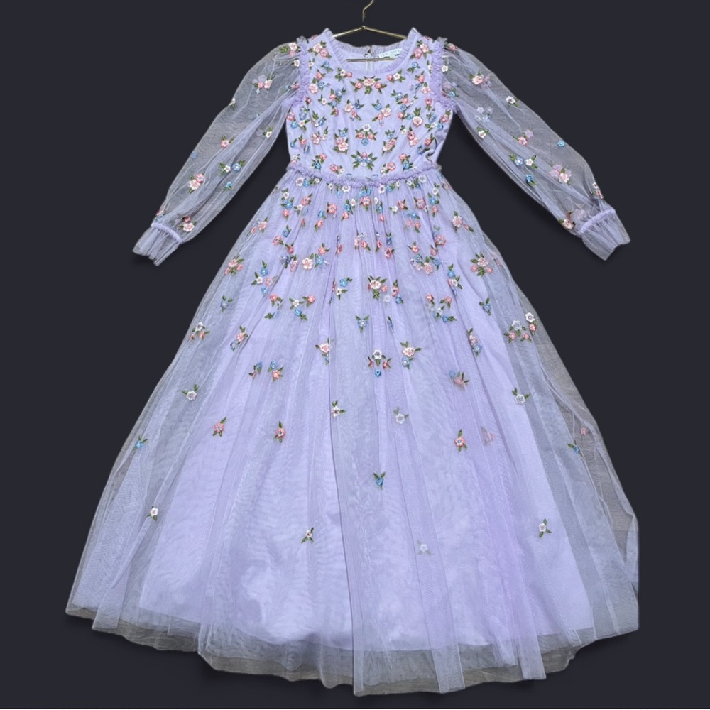 Ivy City Co. Embroidered Floral Tulle Gown – XS – NWOT - Picture 2 of 8
